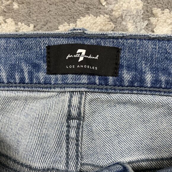 7FAM 7 for all Mankind Womens 25 Floral Embroidered Josefina Jeans - Picture 3 of 14